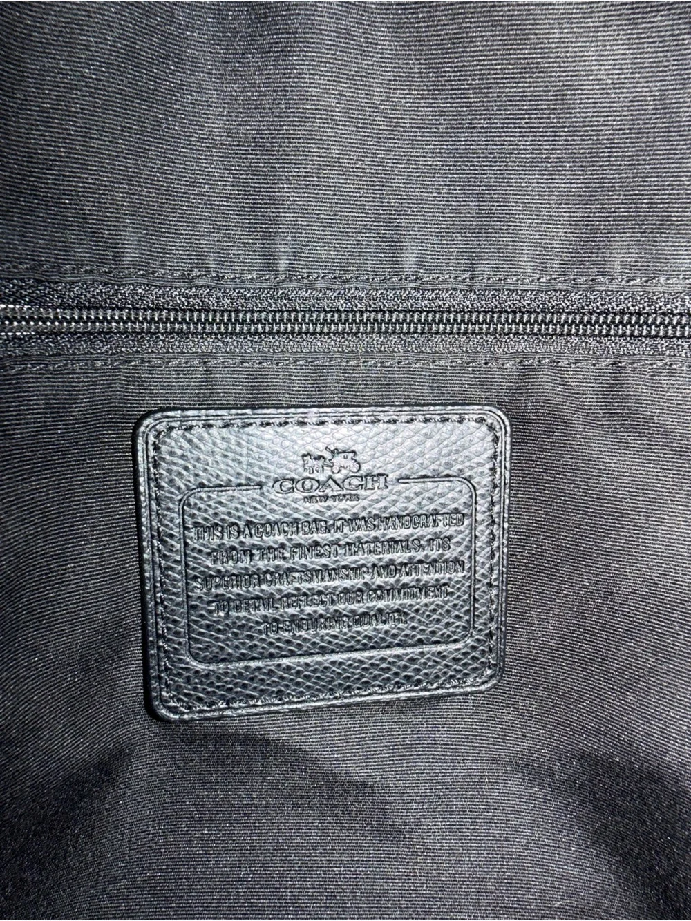 Coach Dark Brown Signature Canvas Shoulder Bag